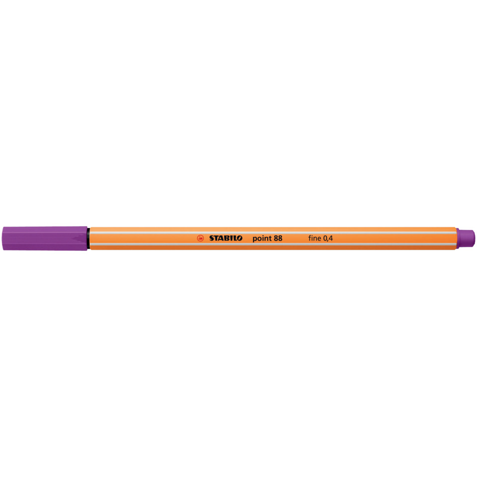 Marker, Stift, Orangene Körper, Lila Deckel, Zweifarbig Marker