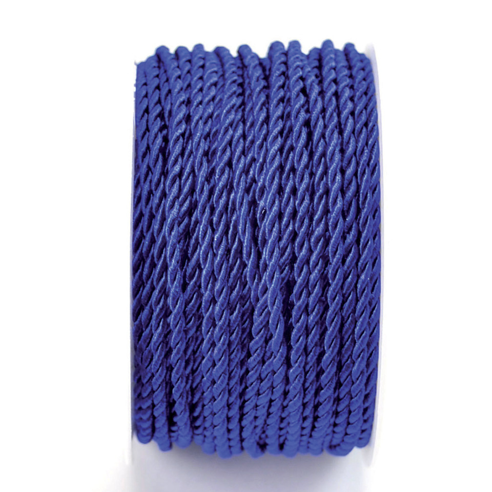 Schnur, Kordel, Spule, Polyester, Blau
