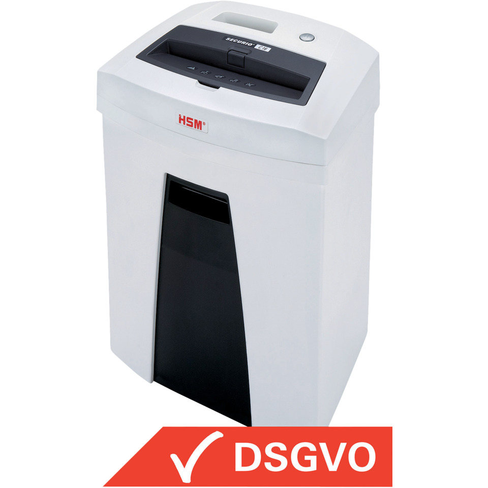Papierschredder, Schredder, Kompaktgerät, Breite Tischschrank, HSM Markenlogo, Papierschredder, Schredder, Autofeed, HSM, Dokumentenshredder
