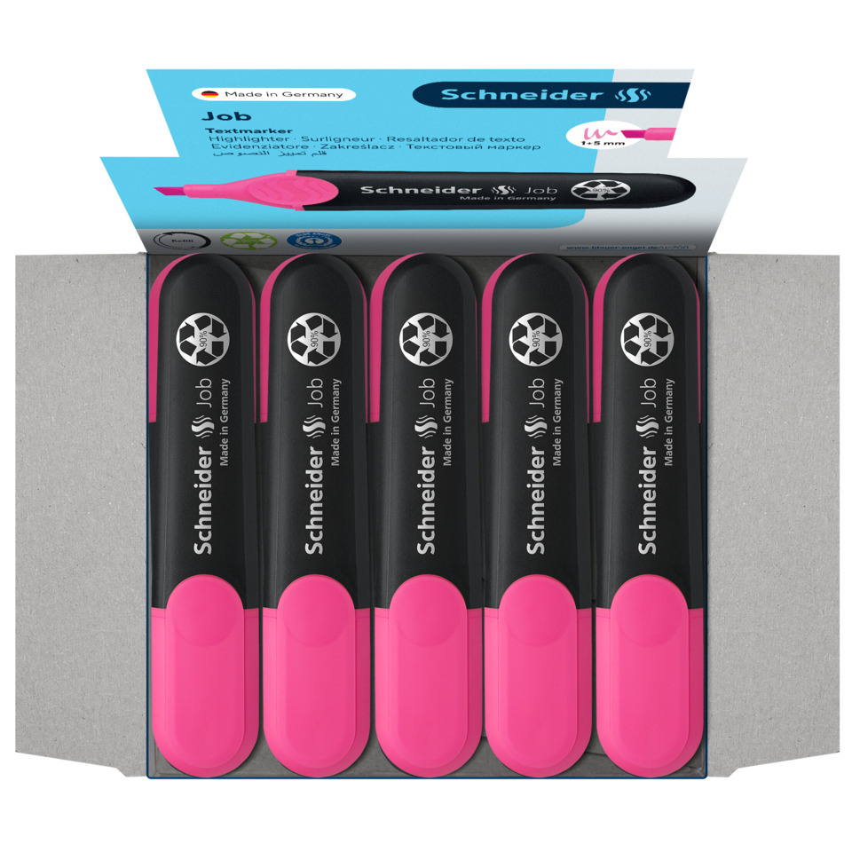 Korrekturstifte, Textmarker, Schneidewerkzeug, Highlighter, Pink