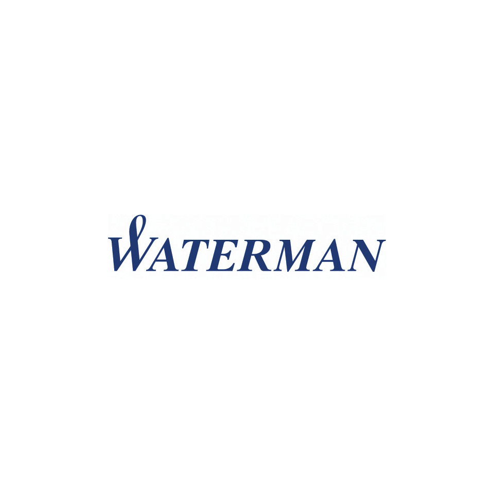 logo, Waterman, Marke, blauer Text, Typografie