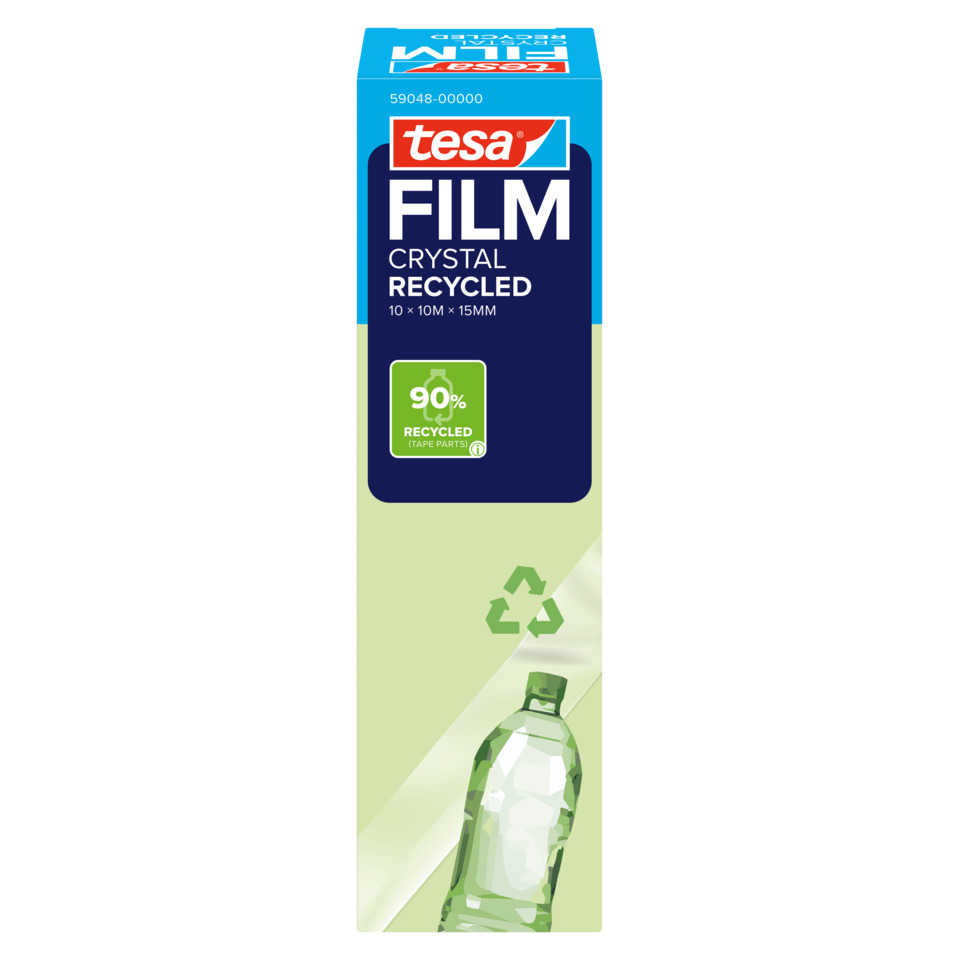 Filmmaterial, Recycling, Crystal, Plastic, Tape parts