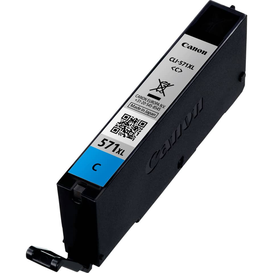 Canon CLI-571XL Tintenpatrone, Tintenpatrone, Cyan, Mehrfachlabel, Made in Japan
