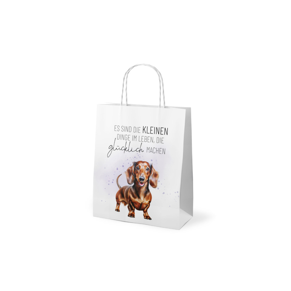 Tasche, Shopping-Tüte, Hund, Druck, Spruch