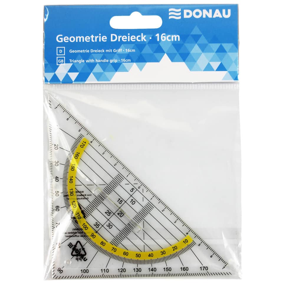 Geometrisches Dreieck, Lineal, Geometrie-Werkzeug, Schablone, Maßband