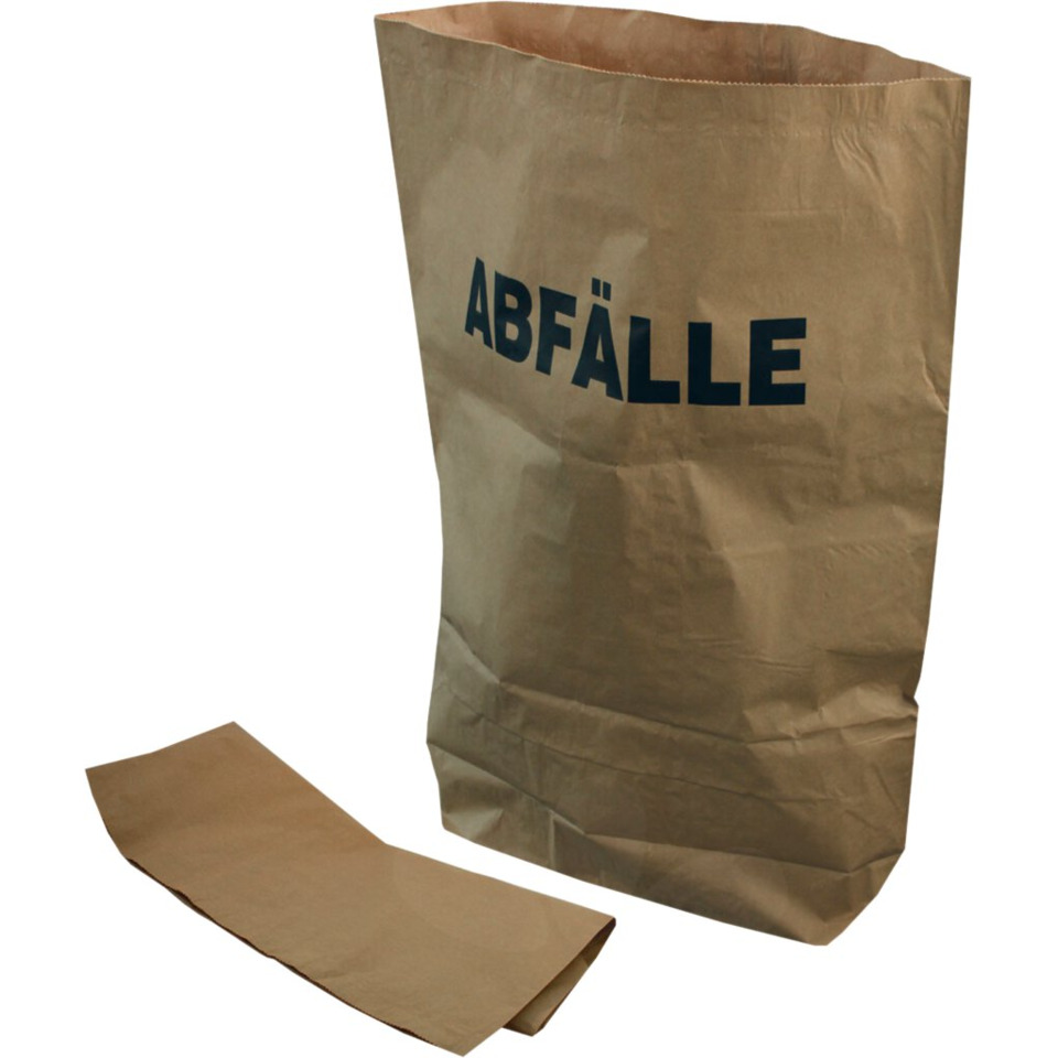 Abfalltasche, Müllbeutel, Papierbeutel, Beutel, Küchentüte