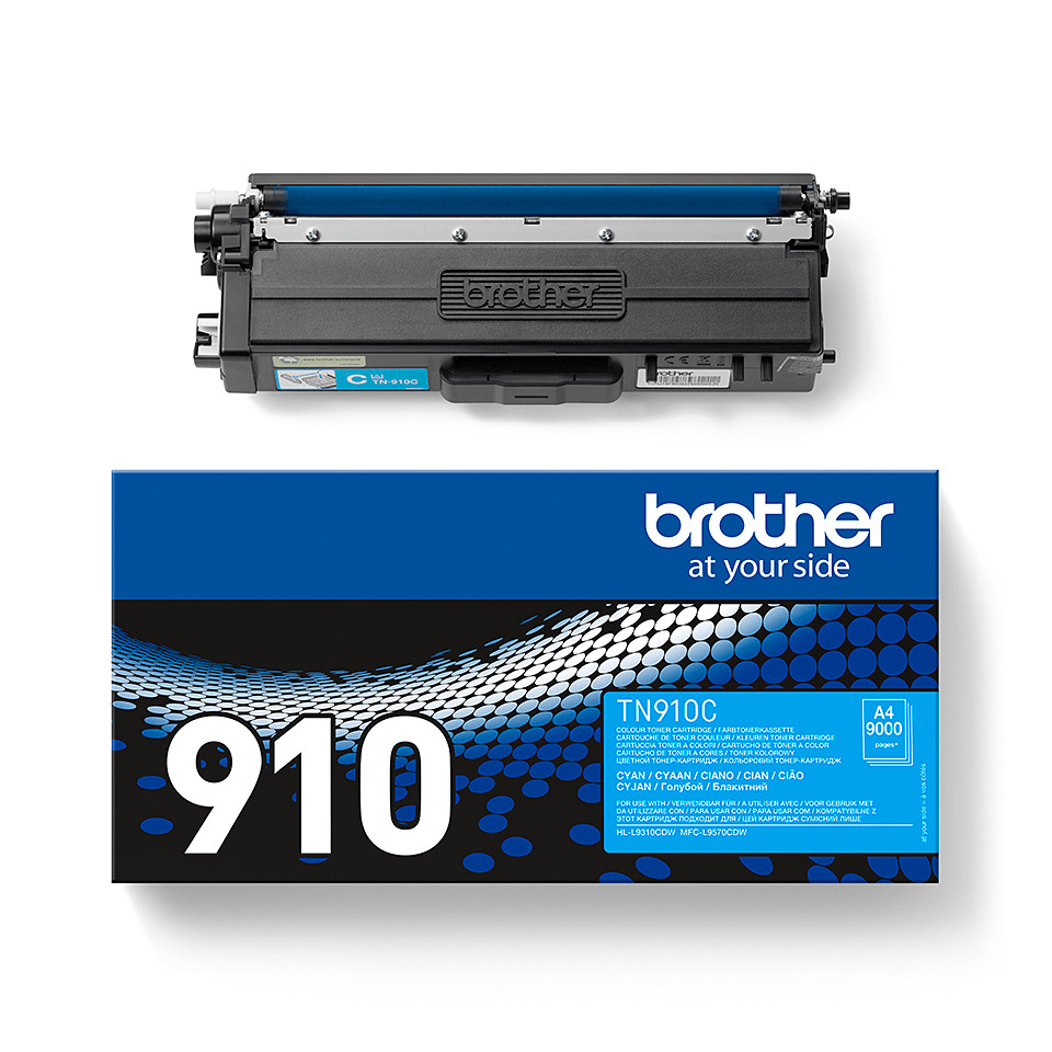 Tonerpatrone, Cyan-Toner, TN-910C, Patrone für Drucker, Druckerzubehör