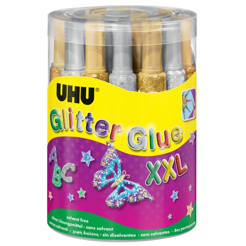 Glitzerkleber, Klebstoff, DIY, Glitzerstifte, XXL