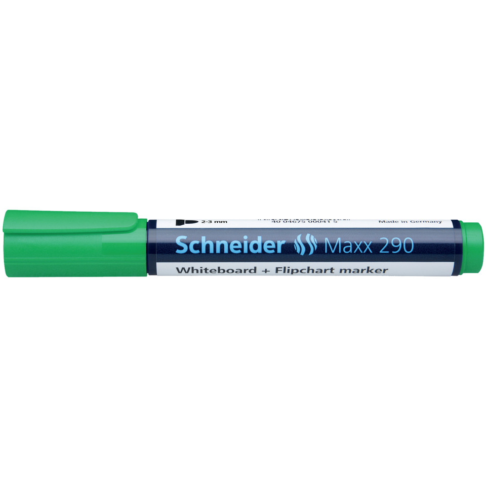 Whiteboard-Marker, Grüner Deckel, Schneider, Maxx 290, Flipchart-Marker