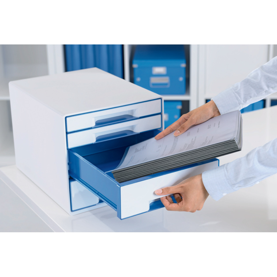 Schubladenbox, Archivbox, Dokumentenbox, Ablage, Büro Organizer