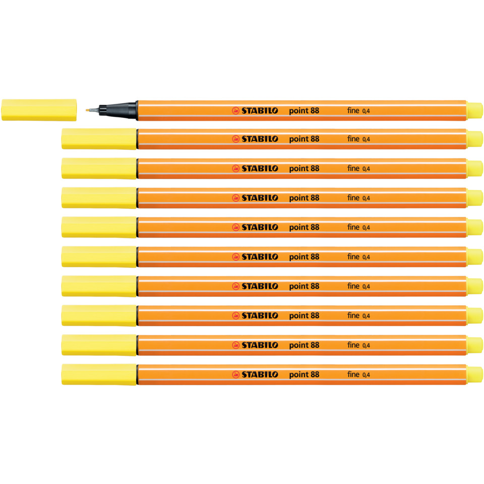 Marker, Highlighter, Stabilo, Schreibwaren, Orange, Marker, Korrekturmarker, Farbmarker, Stabilo, Point 88
