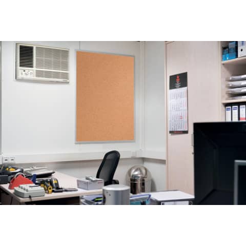 Korktafel X-tra!Line, Aluminiumrahmen, 1500 x 1000 mm FRANKEN KT3409