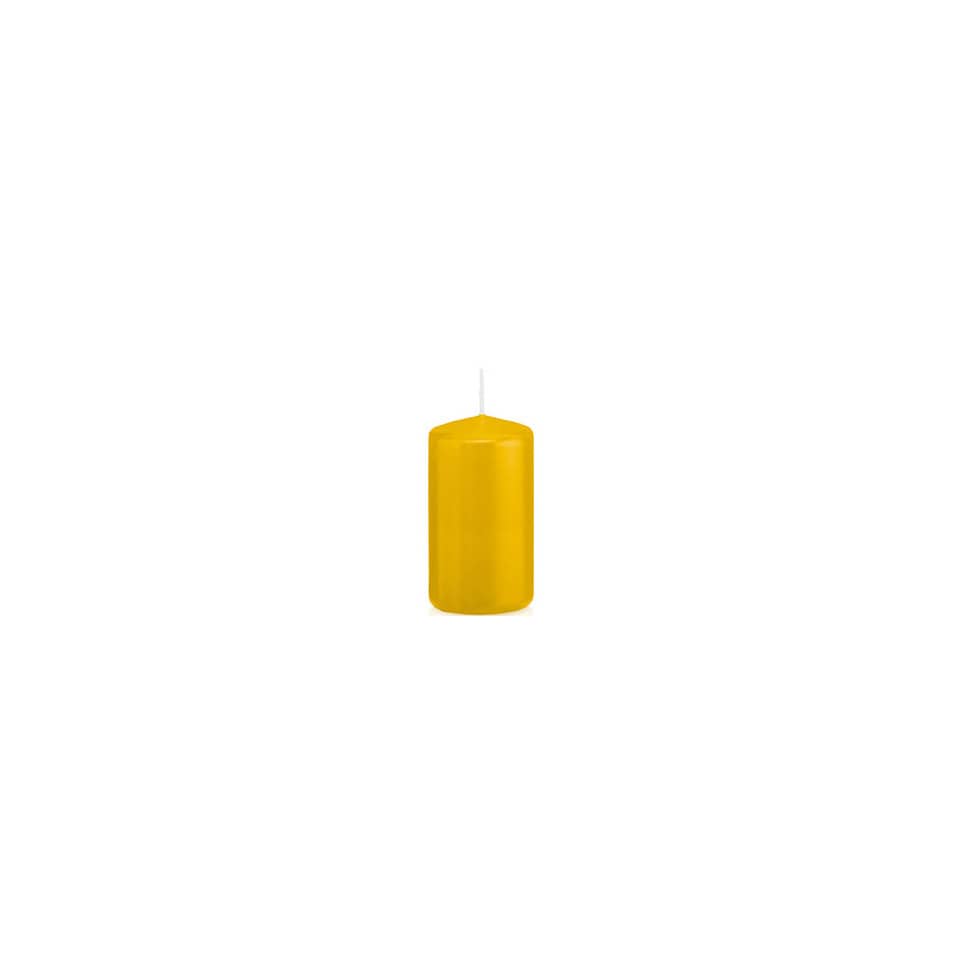 Kerze, Stumpenkerze, Gelb, Kerzenform, Einwegkerze