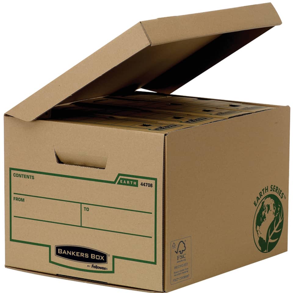 Kartonbox, Umweltfreundlich, Earth Series, Bankers Box, Recycling FSC