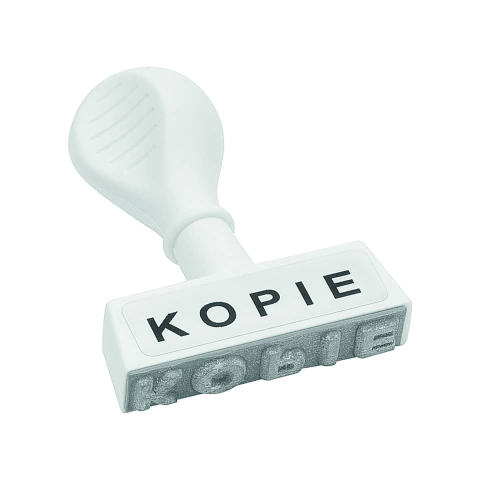 Kopierstempel, Stempel, Schriftzug, Gummi-Stempel, Kladde