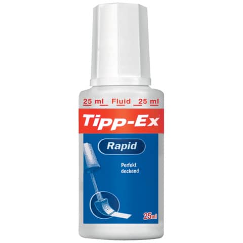 Korrekturflüssigkeit Rapid weiß   25ml TIPP-EX 8119145