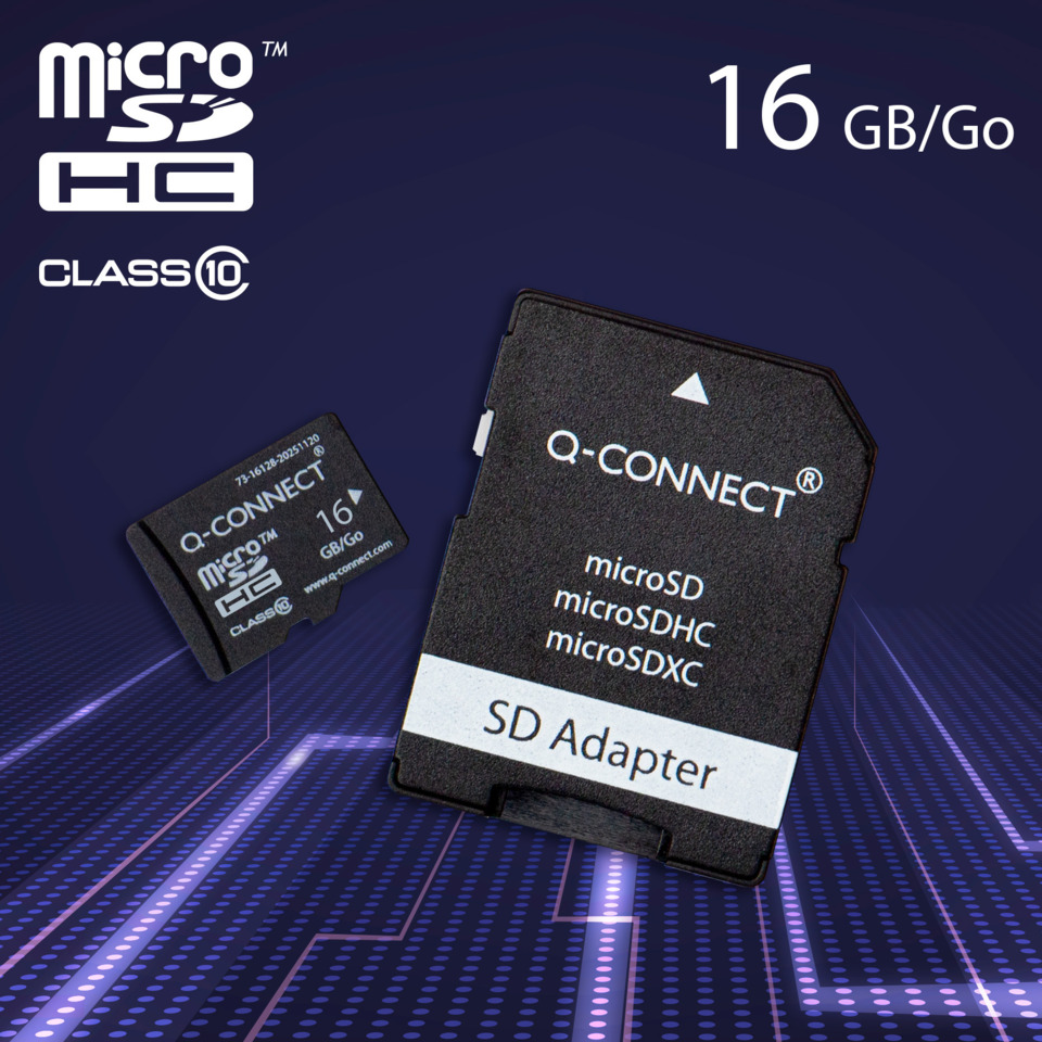 SD Adapter, microSD, SDHC, Q-CONNECT, 16 GB
