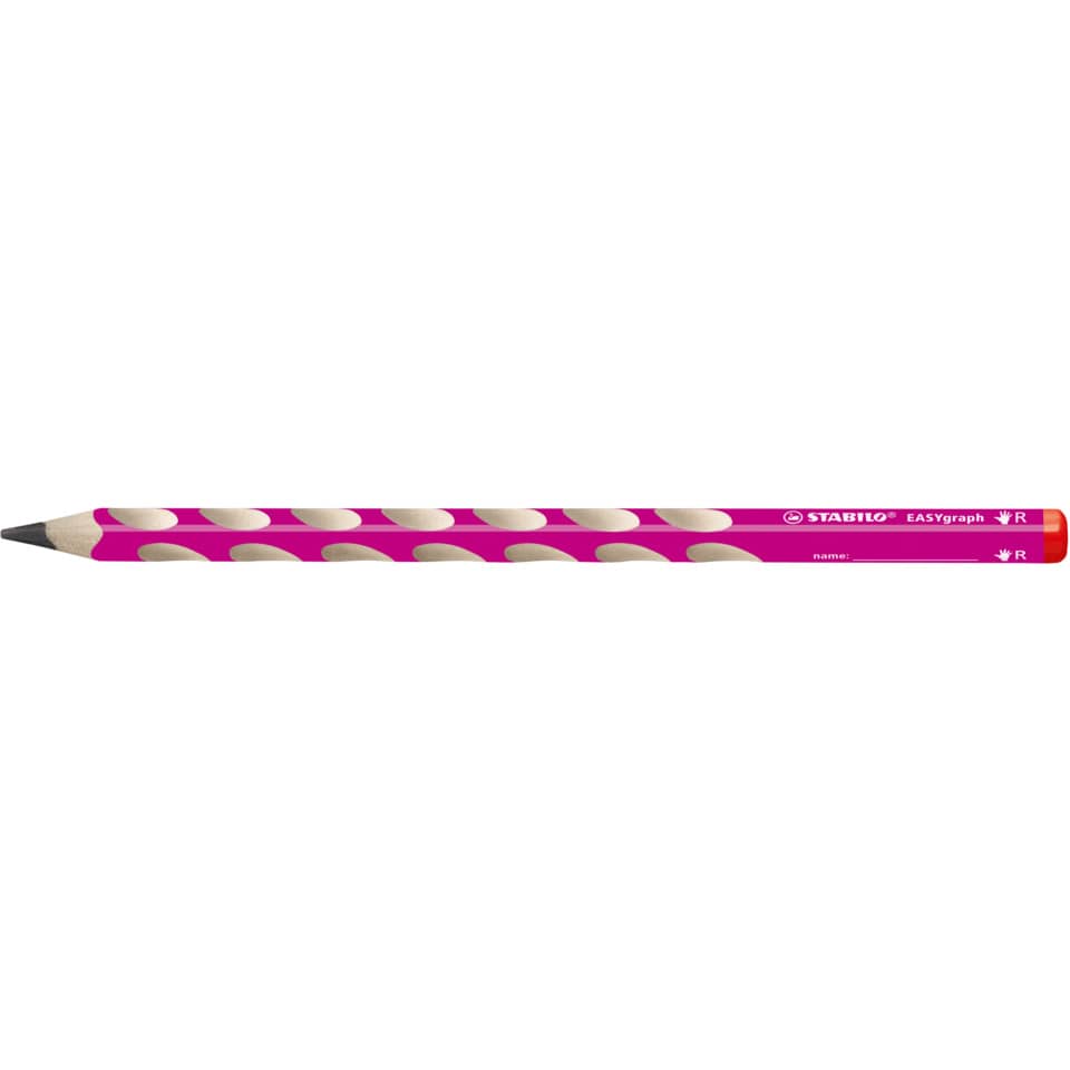 Bleistift, Roter Körper, Graphit, Stabilo, EA5graph