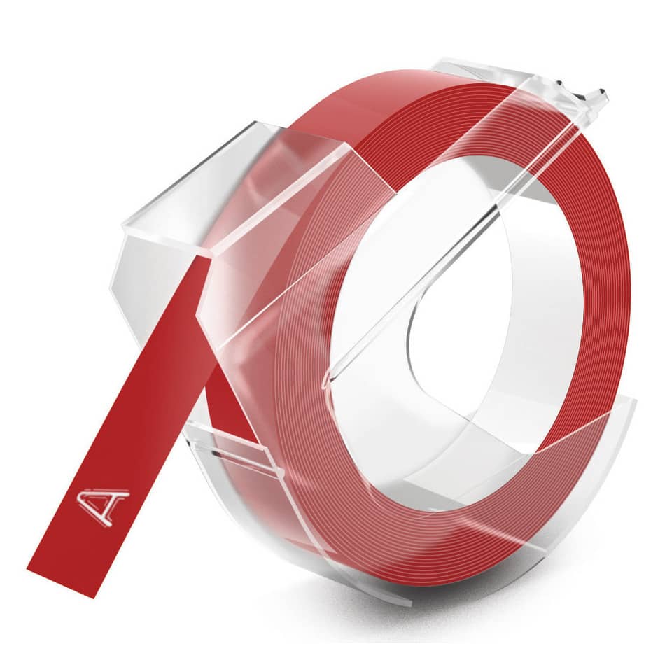 Tape, Rotes Klebeband, Transparente Rolle, Klebeband, Klebebandähnlich