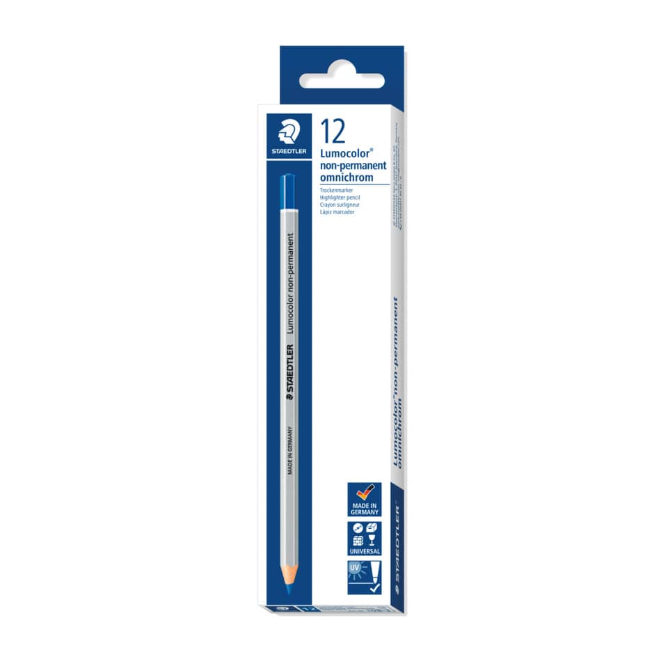 Lumincolor Stift, nicht permanent, omnichrom, Bleistift, 12 Farben