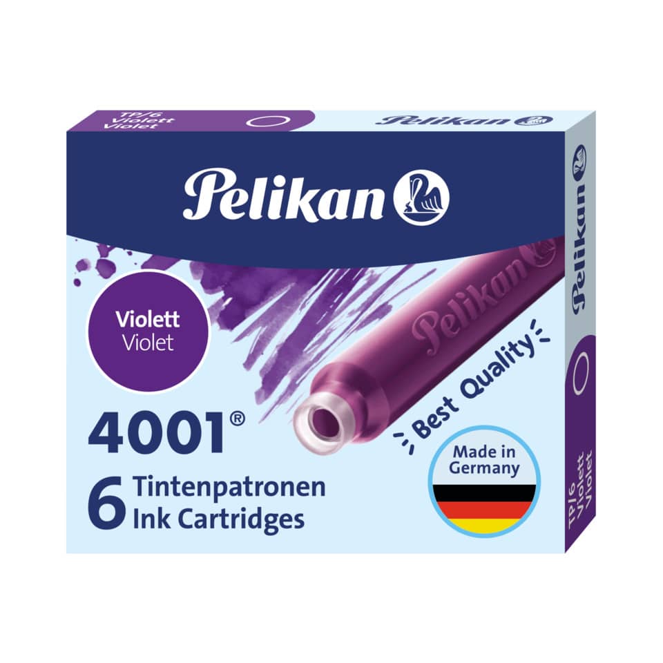 Tintenpatrone 4001® TP/6, 6 Stück, violett PELIKAN 400142568
