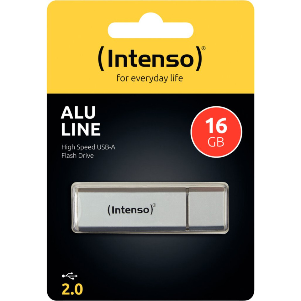 USB, Flash Drive, 16GB, Alu, Metal