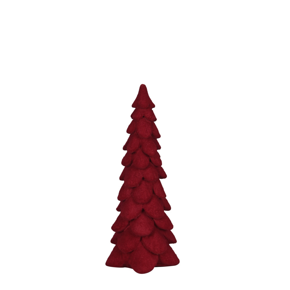 Weihnachtsbaum, Filz, Kunstbaum, rote Farbe, Deko-Tanne