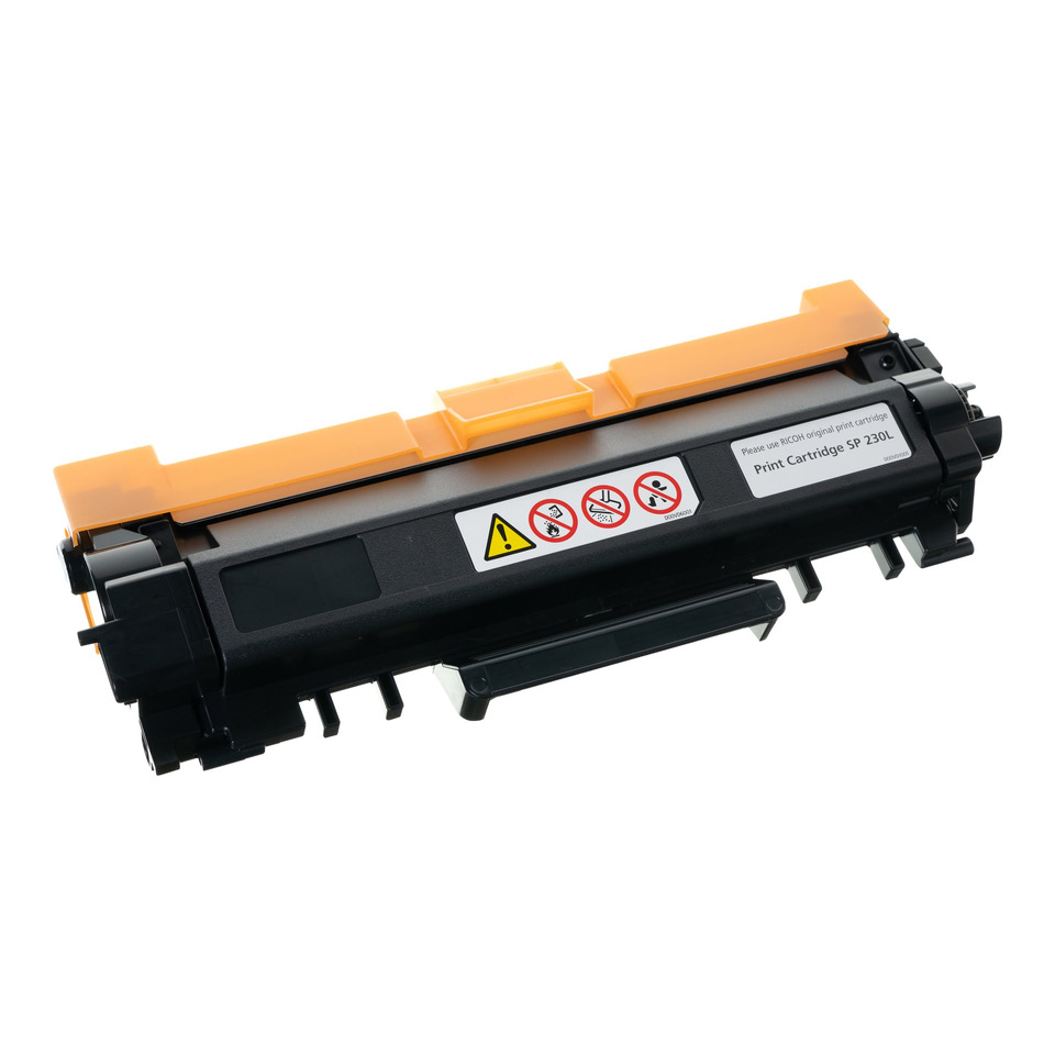 Toner cartridge, Drucker Zubehör, Lasertoner, Oranger Clip, Warnhinweis