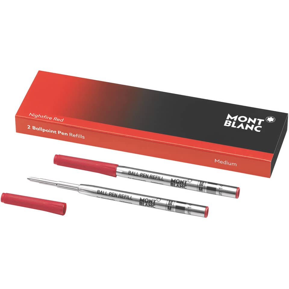 Ballpoint, Refill, Red, Medium, Montblanc