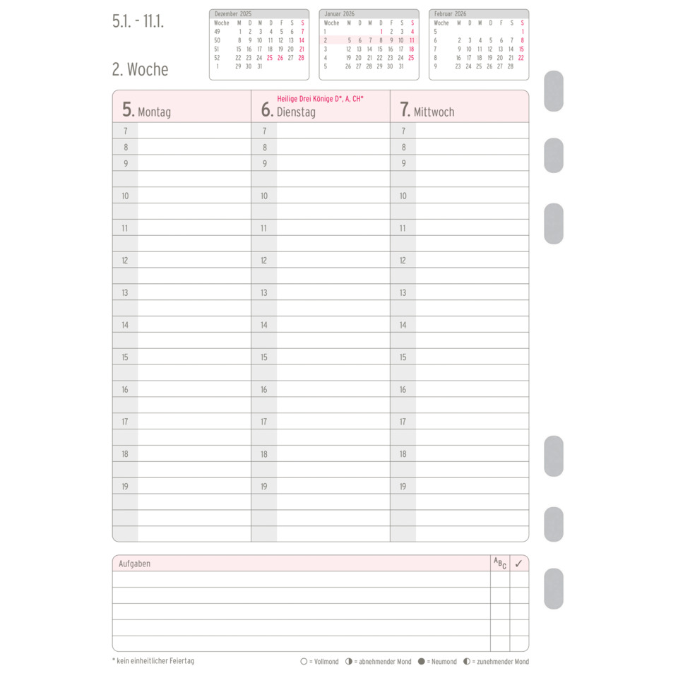 Seite, Text, Kalender, Seite, Text, Kalender