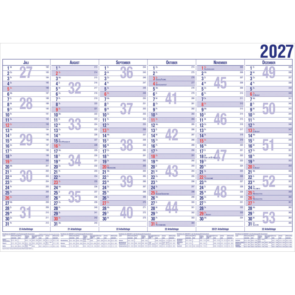 Kalender, Tischkalender, Wandkalender, Monatskalender, Jahreskalender
