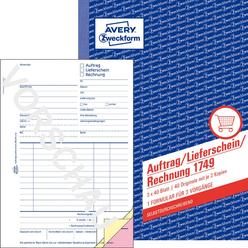 auftrag, rechnungen, lieferschein, papier, formular