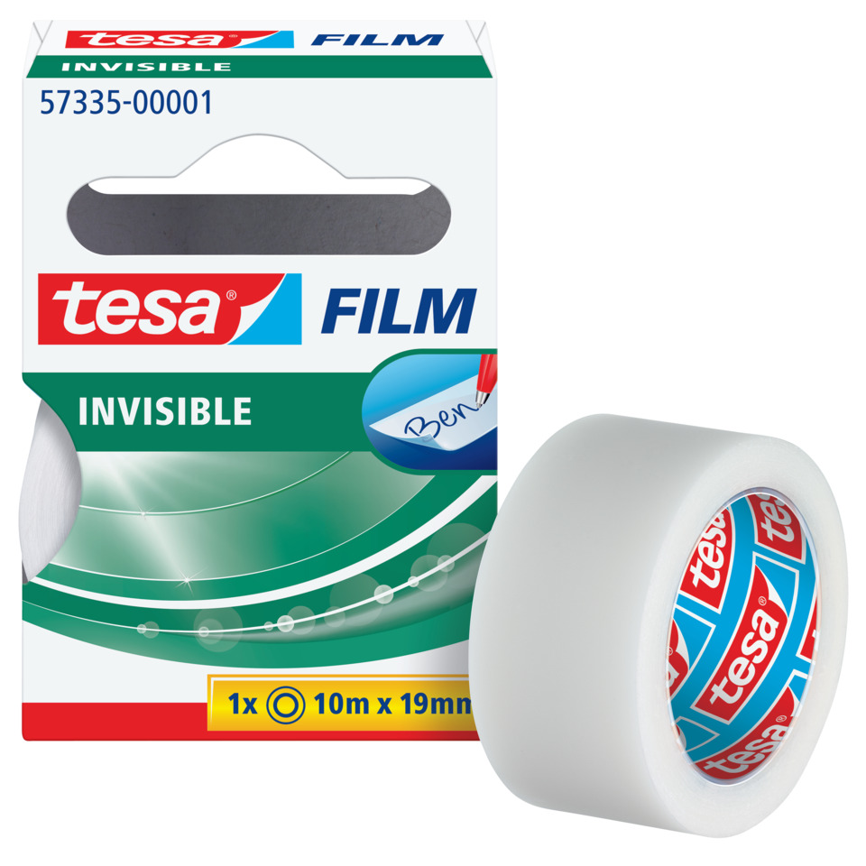 transparent tape, Verpackungstape, unsichtbares Klebeband, tesa Film, 10m x 19mm