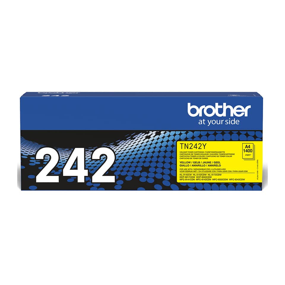 Lasertoner, yellow BROTHER TN242Y