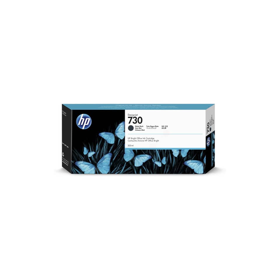 Tintenpatrone, HP Tintenpatrone, DesignJet 730, Schwarz/Blau, Umfang 300 ml