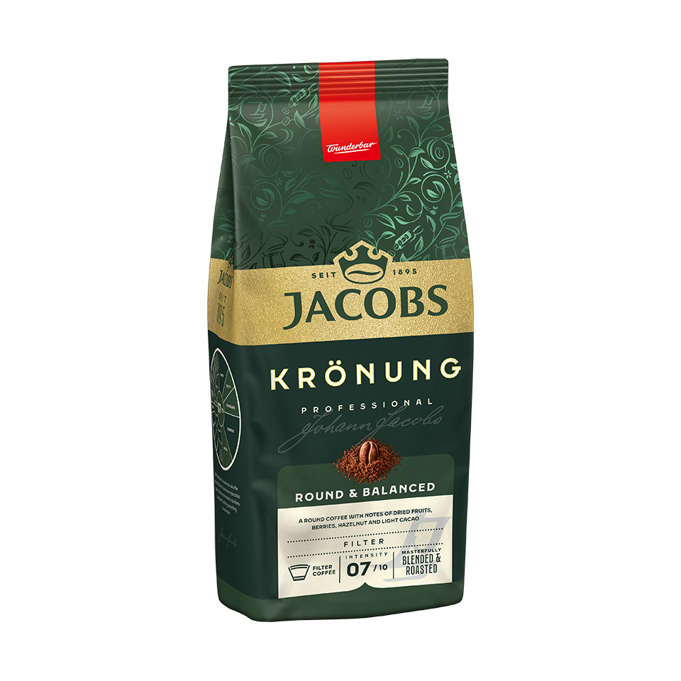 Kaffee, Kaffee Bohne, Kaffee-Filter, Rund & Balanced, Jacobs Krönung