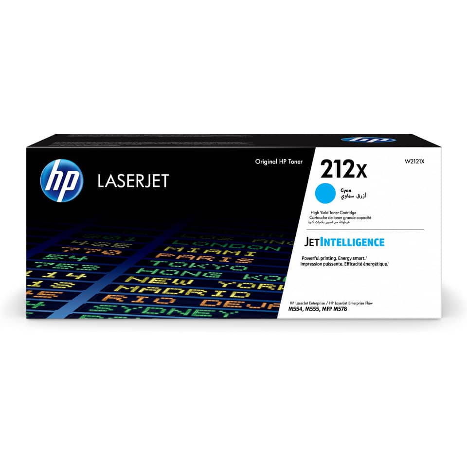 LaserJet, Toner, Cyan, 212x, HP