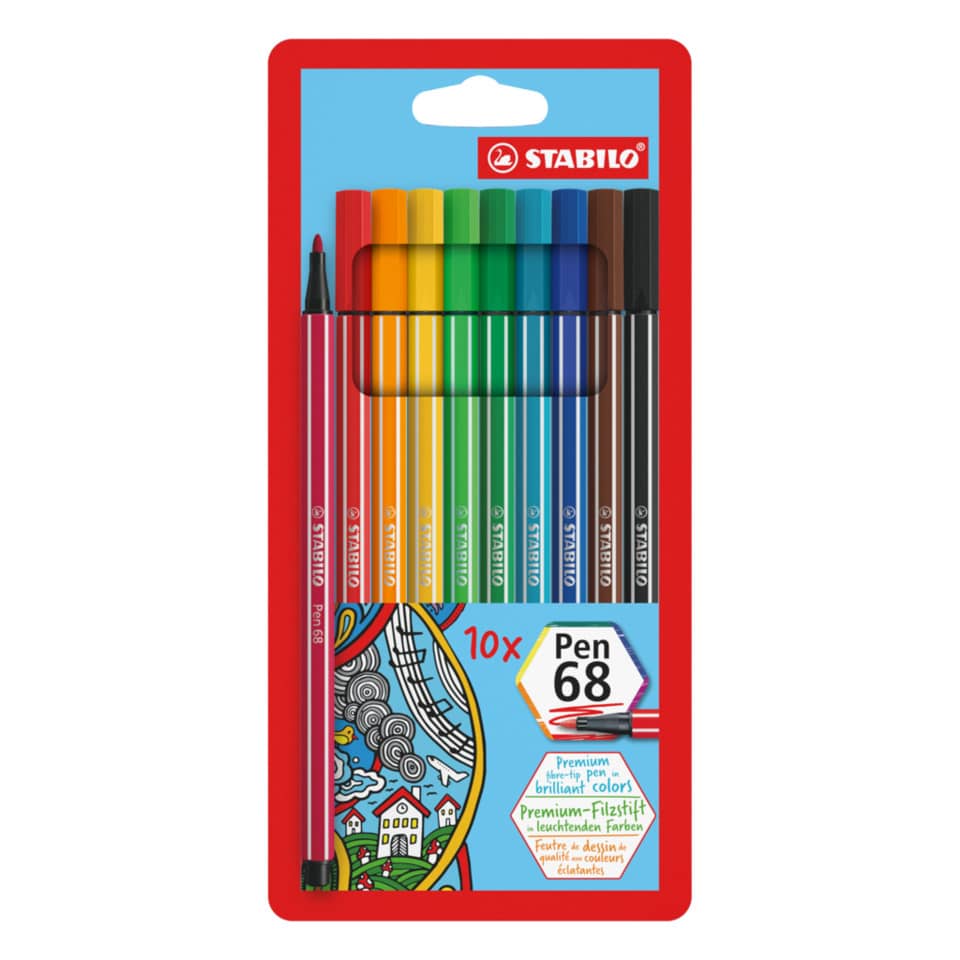 Marker-Set, Farbmarker, Stift-Set, 12 Farben, waschbare Marker