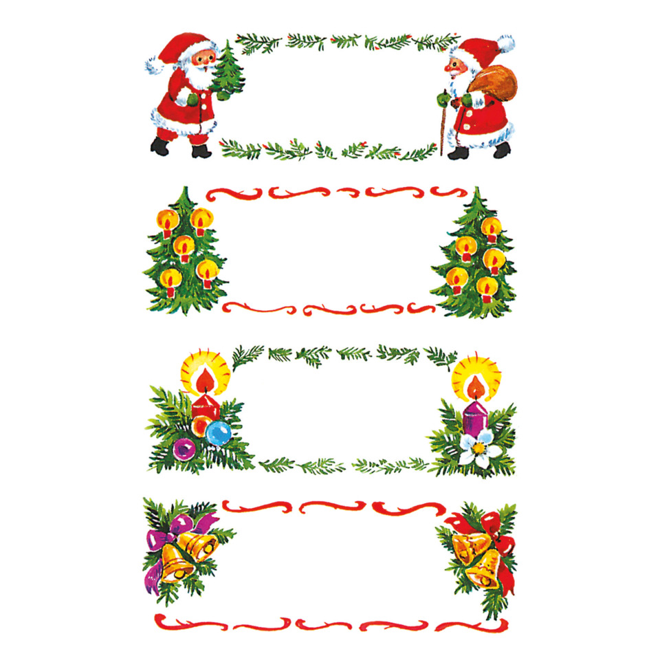Adventskalender, Weihnachtskarten-Elemente, Weihnachtsdekoration, Kerzen, Tannenzweige