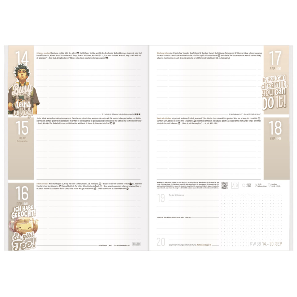 Planer, Kalender, Wochenansicht, Interior, Design