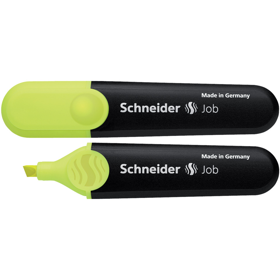 Highlighter, Marker, Fluorescent, Neon, Chisel tip