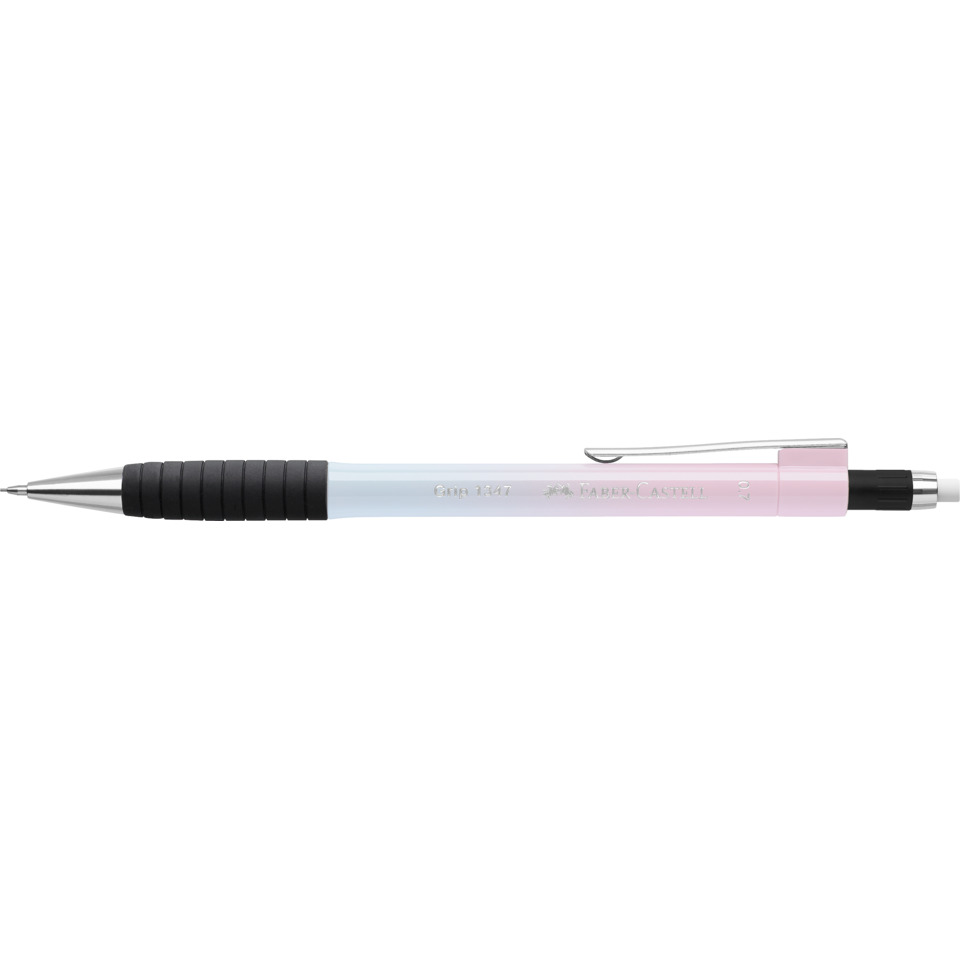 mechanischer bleistift, Bleistift, Graphitminen, Gummigriff, Metallclip