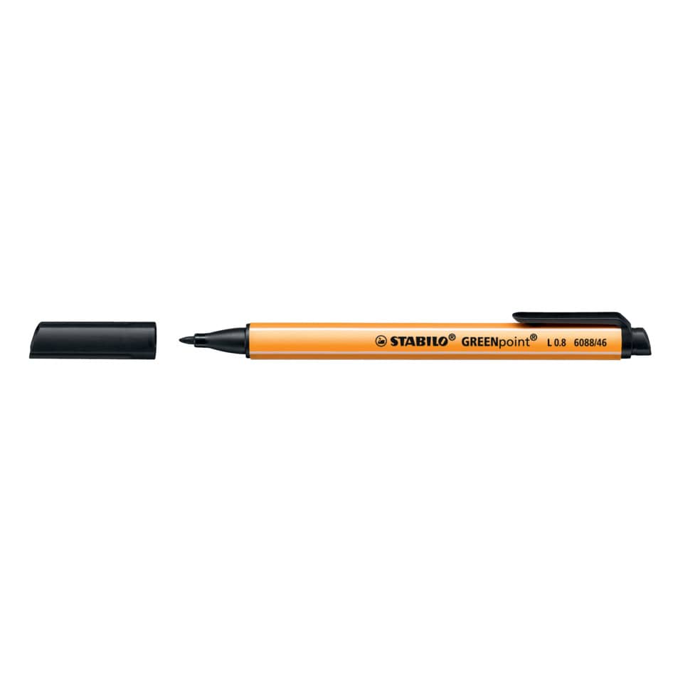 Marker, Permanent marker, Orange, Feiner Punkt, Deckel enthalten
