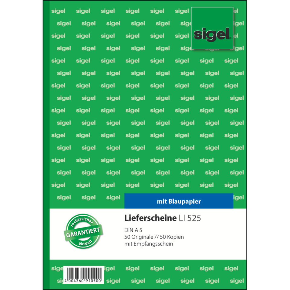 paketschein, liegenschein, lieferpapier, mit blaupapier, sigel
