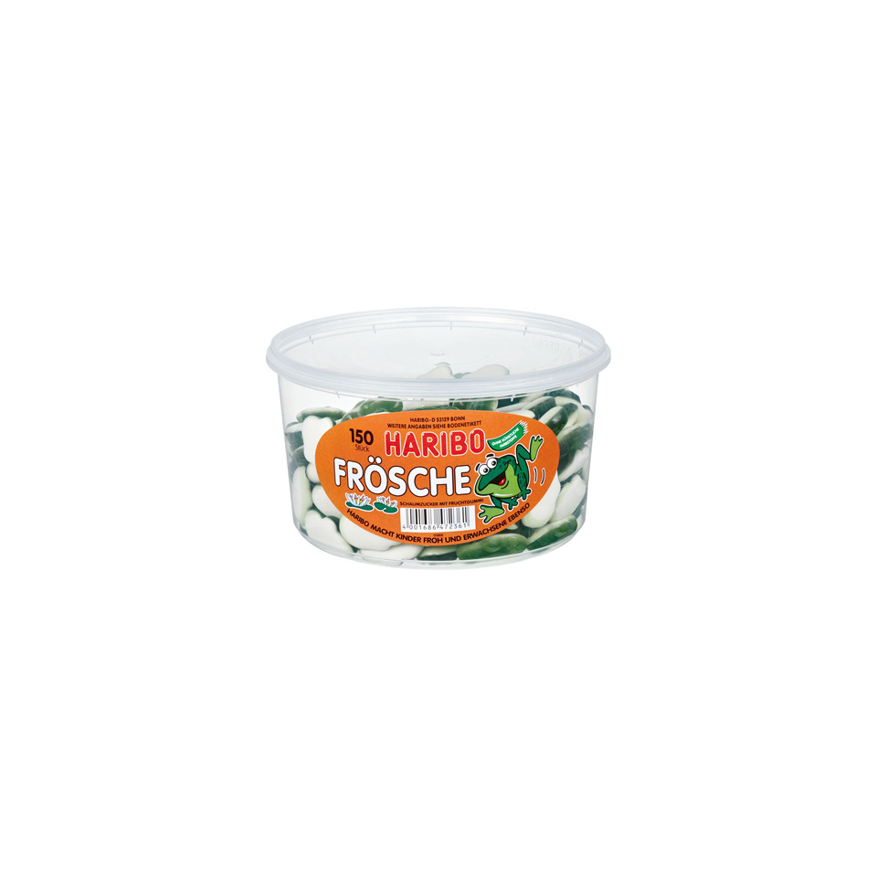 Frösche, Gummibonbons, Haribo, Süßigkeiten, Becherbonbons