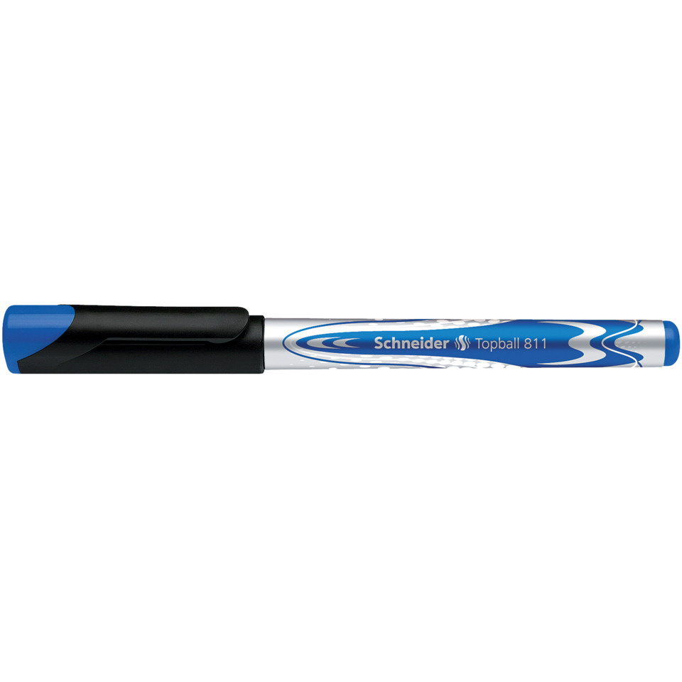 blue-cap, marker, ballpoint, dual-tone, Schneider