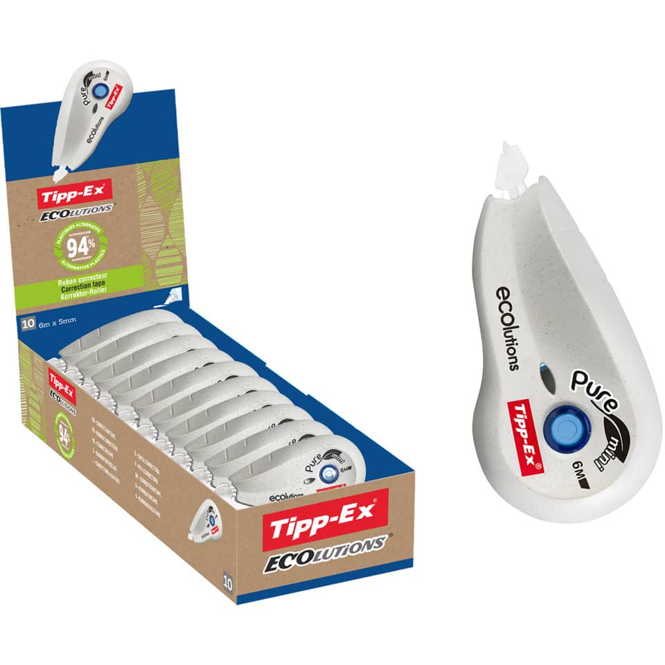 Korrekturband, Klebeband, Schraubenschnitt, Tape-Rolle, Tipp-Ex Eco