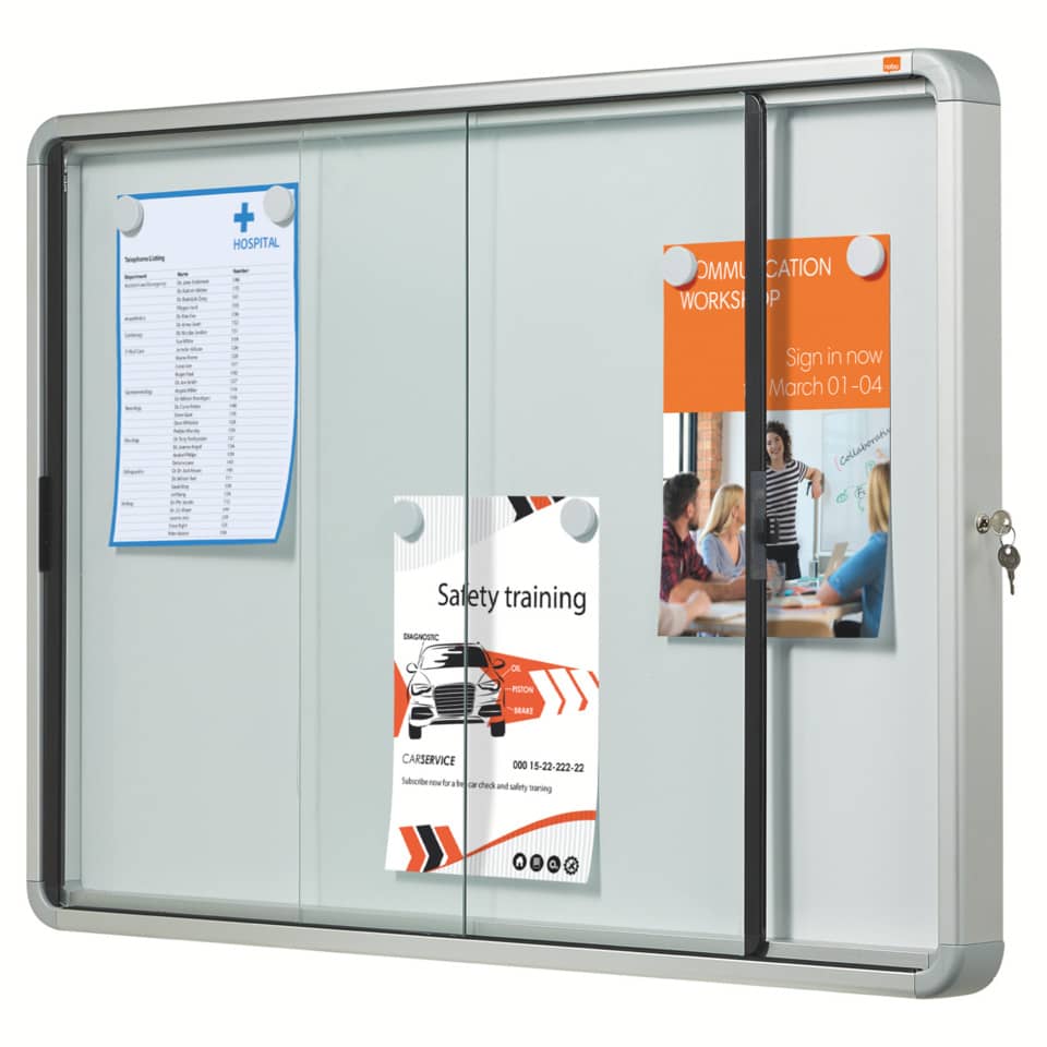 Weißes Brett, Werbung, Tür, Person