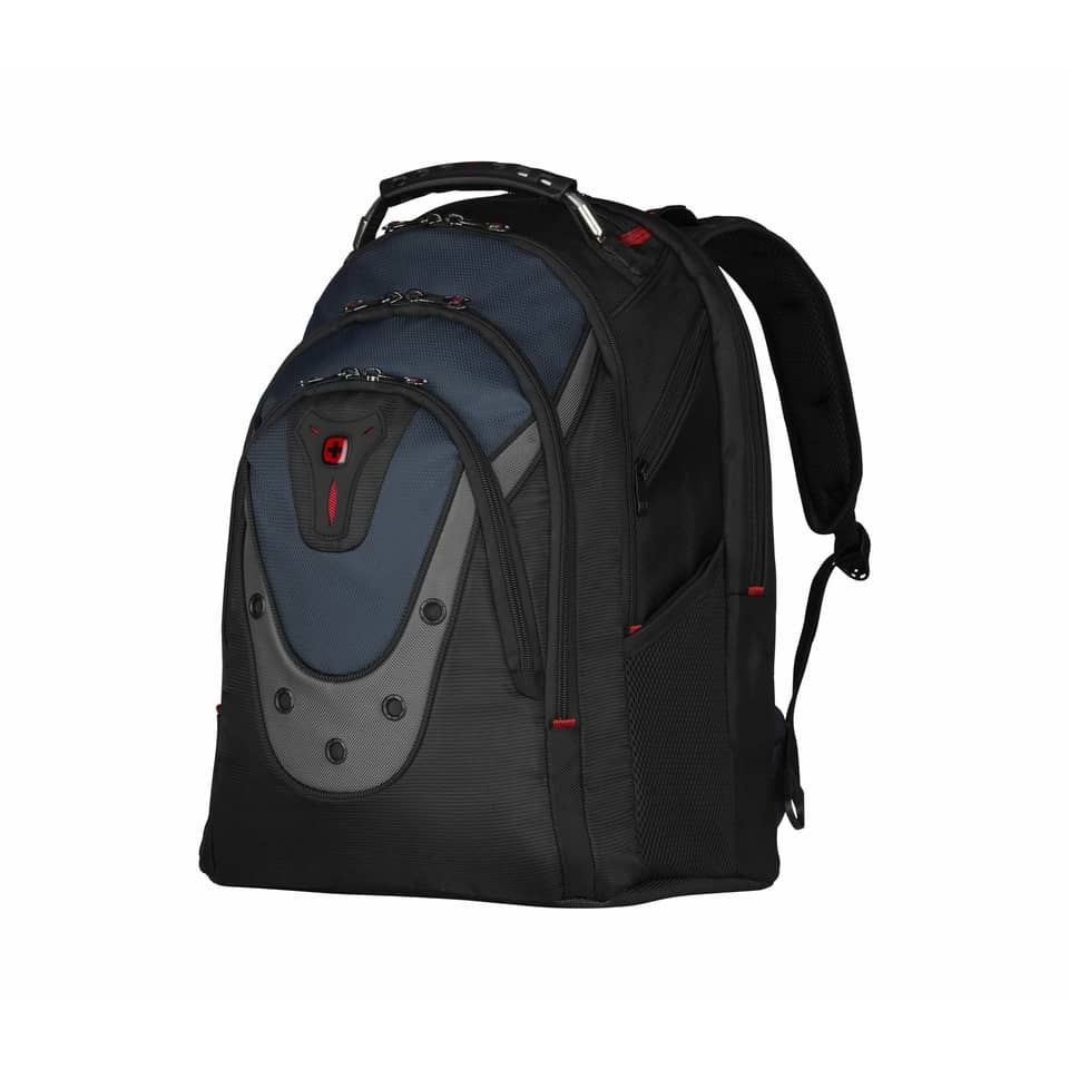 Rucksack, Schultasche, Laptopfach, Schwarz, Reißverschluss