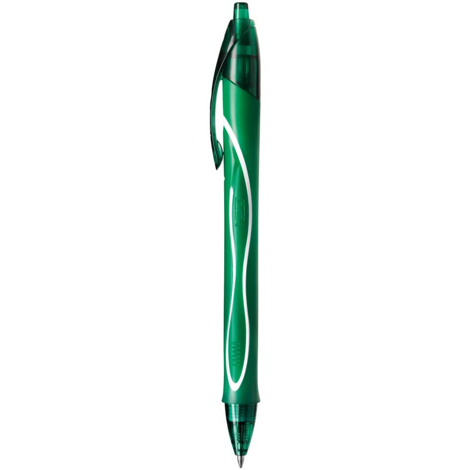 stift, kugelschreiber, grüner farbstift, mechanischer stift, kugelstift mit clip